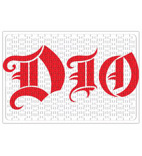 Dio Logo Rainbow Black Sabbath iron Maiden Accept Puzzle