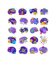 Bilim Sticker Set 2 20 Parça Telefon, Tablet, Defter, Laptop Sticker