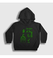 Presmono Unisex Çocuk Siyah Dami K Pop Dreamcatcher Kapüşonlu Sweatshirt 480012tt