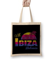 Visit Ibiza Sunset Bez Çanta Uzun Saplı