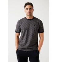 Guess Marshall Erkek Siyah Aktif Regular Fit T-Shirt Z2YI05J1314-P9NP