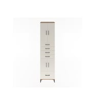 Hyperion Dolap 4 Raflı 5 Çekmeceli 4 Kapaklı 60x44x243 Çam-Aytaşı