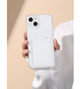 Apple iPhone 14 Plus Transparent Kartlıklı Antişok Kılıf Şeffaf