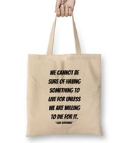 Che Guevara Quotes Gift - Vintage Retro Rainbow Style Bez Çanta Uzun Saplı