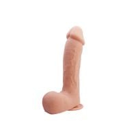 22,2 cm Realistik Vantuzlu Dildo Penis - Johnson