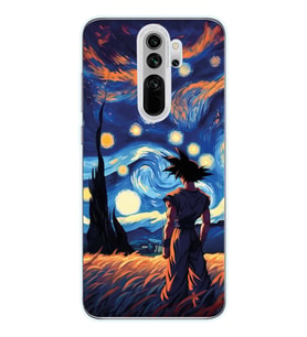 Xiaomi Redmi Note 8 PRO Uyumlu Dragon Ball Tasarımlı Şeffaf Telefon Kılıfı