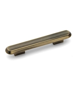 Tire Çizgili Antik Bronz Kulp 96 mm. 209004