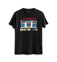 Vintage 1974 Best Of tape Siyah Tshirt