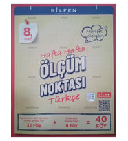 Bilfen Yayıncılık 8. Sınıf Türkçe Hafta Hafta Ölçüm Noktası Yeni