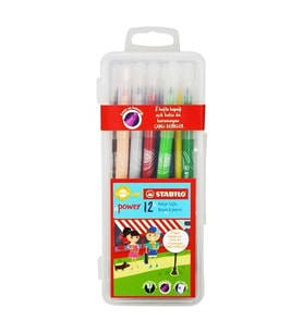 Stabilo Keçeli Boya Kalemi Power Kutulu Paket 12 Renk Keçeli Boya (Karışık)