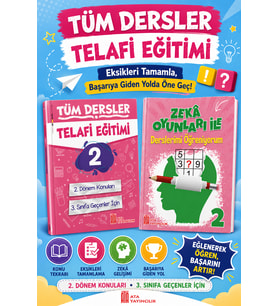 2. Sınıftan 3.Sınıfa Geçenler İçin Tüm Dersler Telafi Eğitimi + Zeka Oyunları ile Derslerimi Öğreniyorum