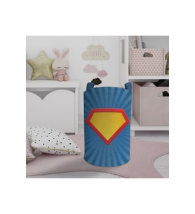 MEKTA HOME BEBEK VE ÇOCUK ODASI Kahraman Logo Desenli Oyuncak Sepeti