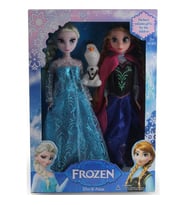 Frozen Karlar Ülkesi Elsa ve Anna Bebek Seti Olaflı