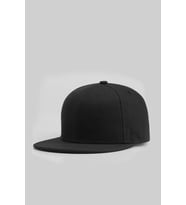 Basic Street Snapback Hiphop Cap Siyah Şapka
