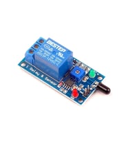 12V Röleli Alev Ateş Algılama Sensör Modülü