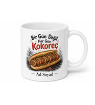 Kokoreç Temalı Baskılı Kupa Bardak Komik Hediye Espirili Mug