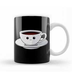 Kawaii Coffee Cup Funny Anime Caffeine Japanese Kupa Bardak Porselen