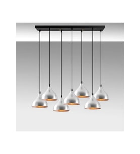 Pergamino Sıralı Retro Avize RA-AVZ- 6438-95-60 (Krom)
