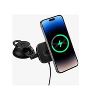 Spigen MagFit Dashboard Araç içi Telefon Tutucu + Manyetik Kablosuz Şarj Cihazı iPhone MagSafe - ACP04629 Outlet