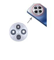 Xiaomi Uyumlu Redmi 14C Kamera Lensi Cam Çerçeveli Full 2411DRN47C, 2409BRN2CG (Silver)