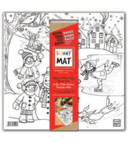 Funny Mat - Karlı Bir Gün 40x40cm