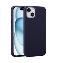 iPhone 15 Kılıf M-Safe Şarj Özellikli Kumaş Tasarımlı Miami Sert PC Kılıf