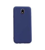 Galaxy J3 Pro Kılıf Kamera Çıkıntılı Soft Silikon (Lacivert)