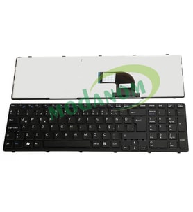 Sony Vaio SVE15114FJP Klavye Türkçe Siyah Çerçeve