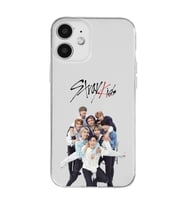 Iphone 12 Uyumlu Stray Kids Tasarımlı Şeffaf Telefon Kılıfı