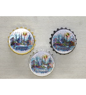 İstanbul Temalı Metal Magnet Alk4341