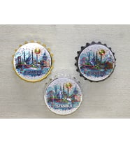 İstanbul Temalı Metal Magnet Alk4341