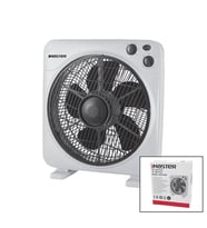 12 İNÇ KUTU FAN VANTİLATÖR 3 KADEME HIZ 5 PLASTİK KANAT 40W 60DK.ZAMAN AYARLI MTR-F620 (5680)