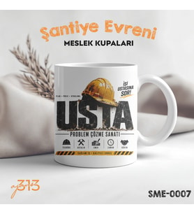 Ustalara Özel Baskılı Kupa – "Usta Problem Çözme Sanatı" Seramik Kupa
