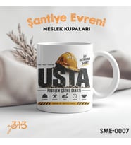 Ustalara Özel Baskılı Kupa – "Usta Problem Çözme Sanatı" Seramik Kupa