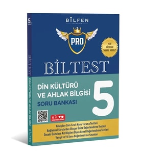 BİLFEN YAYINCILIK 5.SINIF BİLTEST PRO DİN KÜLTÜRÜ VE AHLAK BİLGİSİ SORU BANKASI (YENİ MÜFREDAT)