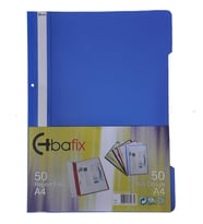 Bafix Telli Dosya Plastik XL Mavi A4