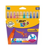 Bic Visaquarelle Fırça Uçlu Keçeli Kalem 10Lu