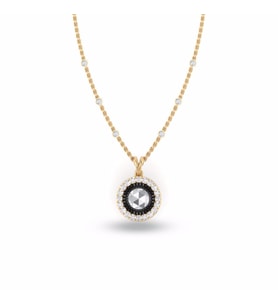 0,36 Karat Pırlantalı Elmas Kolye (Altın / Dore)