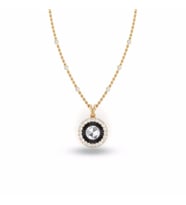 0,36 Karat Pırlantalı Elmas Kolye (Altın / Dore)