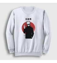 Presmono Unisex Beyaz Satoru Anime Jujutsu Kaisen Sweatshirt 130647tt