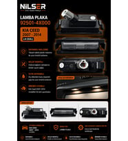Kia Ceed Plaka Lamba Sol 2007-2014