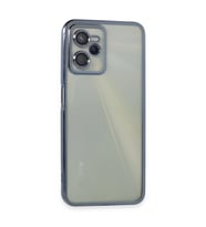 Realme C35 Kılıf Razer Lensli Silikon - Açık Mavi