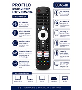 Profilo 0345-IR TV Kumandası