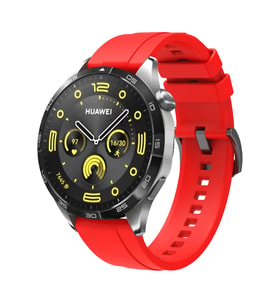 Lexroo Huawei GT4 41mm KRD-95 22mm Silikon Kordon - Kırmızı