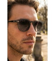 SUNSTOP Polarize Füme Unisex Güneş Gözlüğü 1368 C8201 - TR90 Esnek Dayanıklı Çerçeve