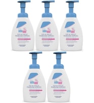Sebamed Bebek Saç Yüz ve Vücut Köpüğü 400ML (pH 5.5 Yenidoğan Hassas Cilt) (5 Li Set)