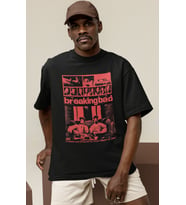 Tasarım Breaking Bad Efsane Dizi Baskılı Unisex Oversize Tişört