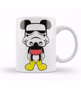Mickey Mouse Vader Mouse Kupa Bardak Porselen