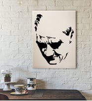 BK Home Atatürk Silüet Tasarımlı Kanvas Tablo-6