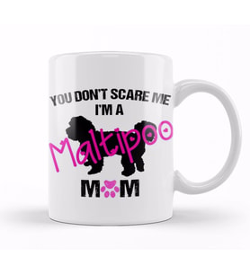 Maltipoo Maltipoo Dog Gifts For Maltipoo Mom Kupa Bardak Porselen